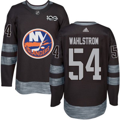 Adidas New York Islanders #54 Oliver Wahlstrom Black 1917-2017 100th Anniversary Stitched NHL Jersey